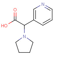 933760-99-7 2-pyridin-3-yl-2-pyrrolidin-1-ylacetic acid chemical structure