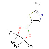 1218791-01-5 2-methyl-5-(4,4,5,5-tetramethyl-1,3,2-dioxaborolan-2-yl)-1,3-thiazole chemical structure
