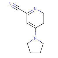127680-86-8 4-pyrrolidin-1-ylpyridine-2-carbonitrile chemical structure