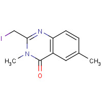 1263413-64-4 2-(iodomethyl)-3,6-dimethylquinazolin-4-one chemical structure