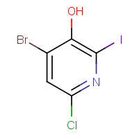 1232432-51-7 4-bromo-6-chloro-2-iodopyridin-3-ol chemical structure