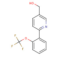 197847-95-3 [6-[2-(trifluoromethoxy)phenyl]pyridin-3-yl]methanol chemical structure