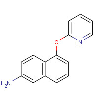 833474-23-0 5-pyridin-2-yloxynaphthalen-2-amine chemical structure