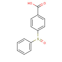 7402-76-8 4-(benzenesulfinyl)benzoic acid chemical structure