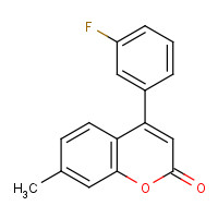 1044277-06-6 4-(3-fluorophenyl)-7-methylchromen-2-one chemical structure