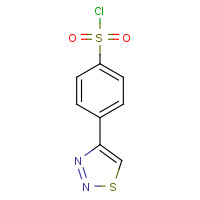 499771-00-5 4-(thiadiazol-4-yl)benzenesulfonyl chloride chemical structure