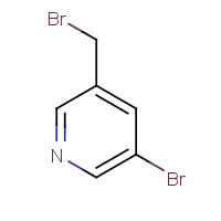 145743-85-7 3-bromo-5-(bromomethyl)pyridine chemical structure