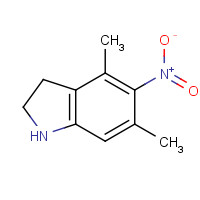 288459-65-4 4,6-dimethyl-5-nitro-2,3-dihydro-1H-indole chemical structure