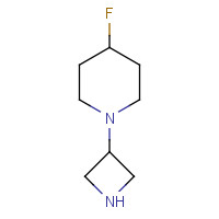 194427-25-3 1-(azetidin-3-yl)-4-fluoropiperidine chemical structure