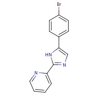 1211593-39-3 2-[5-(4-bromophenyl)-1H-imidazol-2-yl]pyridine chemical structure