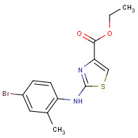 1478723-22-6 ethyl 2-(4-bromo-2-methylanilino)-1,3-thiazole-4-carboxylate chemical structure