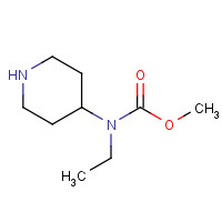 313501-77-8 methyl N-ethyl-N-piperidin-4-ylcarbamate chemical structure