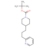 301185-33-1 tert-butyl 4-(3-pyridin-2-ylpropyl)piperidine-1-carboxylate chemical structure