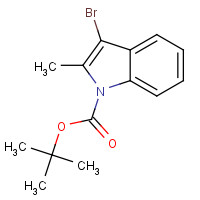 775305-12-9 tert-butyl 3-bromo-2-methylindole-1-carboxylate chemical structure