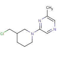 937795-92-1 2-[3-(chloromethyl)piperidin-1-yl]-6-methylpyrazine chemical structure
