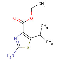 77505-83-0 ethyl 2-amino-5-propan-2-yl-1,3-thiazole-4-carboxylate chemical structure