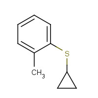 928219-10-7 1-cyclopropylsulfanyl-2-methylbenzene chemical structure