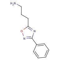 41470-96-6 3-(3-phenyl-1,2,4-oxadiazol-5-yl)propan-1-amine chemical structure