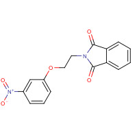 58910-41-1 2-[2-(3-nitrophenoxy)ethyl]isoindole-1,3-dione chemical structure