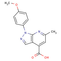 1417333-15-3 1-(4-methoxyphenyl)-6-methylpyrazolo[3,4-b]pyridine-4-carboxylic acid chemical structure
