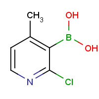 1029654-29-2 (2-chloro-4-methylpyridin-3-yl)boronic acid chemical structure