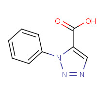 15966-72-0 3-phenyltriazole-4-carboxylic acid chemical structure