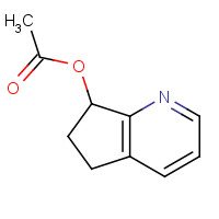 90685-59-9 6,7-dihydro-5H-cyclopenta[b]pyridin-7-yl acetate chemical structure
