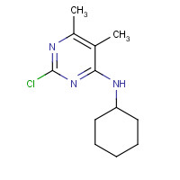 1450808-81-7 2-chloro-N-cyclohexyl-5,6-dimethylpyrimidin-4-amine chemical structure
