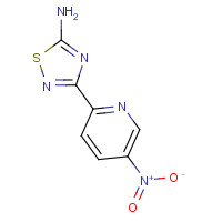 1179360-99-6 3-(5-nitropyridin-2-yl)-1,2,4-thiadiazol-5-amine chemical structure
