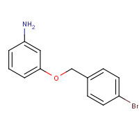 79807-84-4 3-[(4-bromophenyl)methoxy]aniline chemical structure