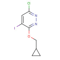 1364677-25-7 6-chloro-3-(cyclopropylmethoxy)-4-iodopyridazine chemical structure
