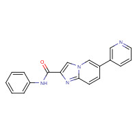 1167623-20-2 N-phenyl-6-pyridin-3-ylimidazo[1,2-a]pyridine-2-carboxamide chemical structure