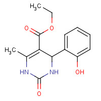 5948-68-5 ethyl 4-(2-hydroxyphenyl)-6-methyl-2-oxo-3,4-dihydro-1H-pyrimidine-5-carboxylate chemical structure