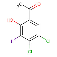 1382997-67-2 1-(4,5-dichloro-2-hydroxy-3-iodophenyl)ethanone chemical structure