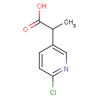 866629-21-2 2-(6-chloropyridin-3-yl)propanoic acid chemical structure