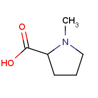 68078-09-1 1-methylpyrrolidine-2-carboxylic acid chemical structure