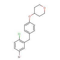 915095-91-9 4-[4-[(5-bromo-2-chlorophenyl)methyl]phenoxy]oxane chemical structure