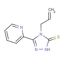 91813-63-7 4-prop-2-enyl-3-pyridin-2-yl-1H-1,2,4-triazole-5-thione chemical structure