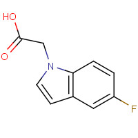 796071-90-4 2-(5-fluoroindol-1-yl)acetic acid chemical structure
