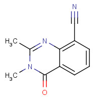 1263413-82-6 2,3-dimethyl-4-oxoquinazoline-8-carbonitrile chemical structure