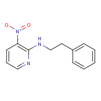 2853-54-5 3-nitro-N-(2-phenylethyl)pyridin-2-amine chemical structure
