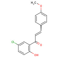 1226-09-1 1-(5-chloro-2-hydroxyphenyl)-3-(4-methoxyphenyl)prop-2-en-1-one chemical structure
