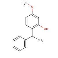 67223-12-5 5-methoxy-2-(1-phenylethyl)phenol chemical structure