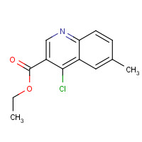 56824-87-4 ethyl 4-chloro-6-methylquinoline-3-carboxylate chemical structure