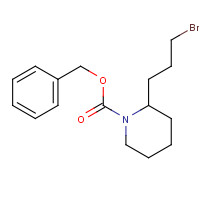 1208368-07-3 benzyl 2-(3-bromopropyl)piperidine-1-carboxylate chemical structure