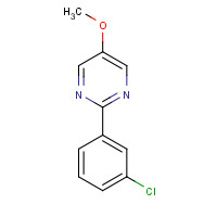 1314389-91-7 2-(3-chlorophenyl)-5-methoxypyrimidine chemical structure