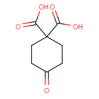 58230-12-9 4-oxocyclohexane-1,1-dicarboxylic acid chemical structure