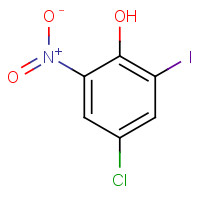 58349-00-1 4-chloro-2-iodo-6-nitrophenol chemical structure