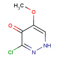 111232-43-0 3-chloro-5-methoxy-1H-pyridazin-4-one chemical structure