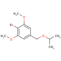 1290127-68-2 2-bromo-1,3-dimethoxy-5-(propan-2-yloxymethyl)benzene chemical structure